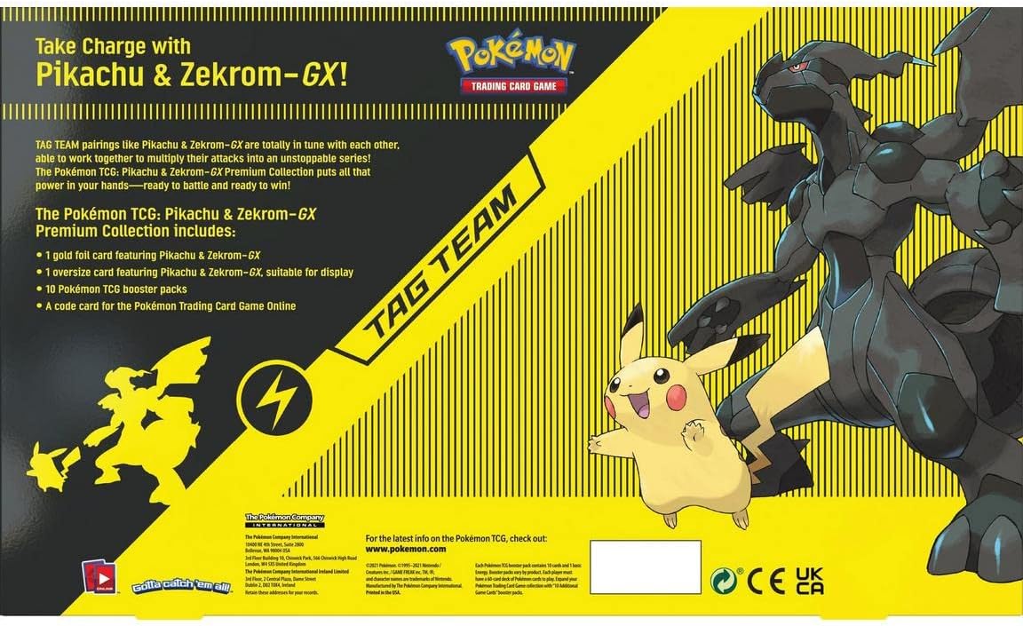 Pokemon TCG: Pikachu & Zekrom GX Tag Team Premium Collection