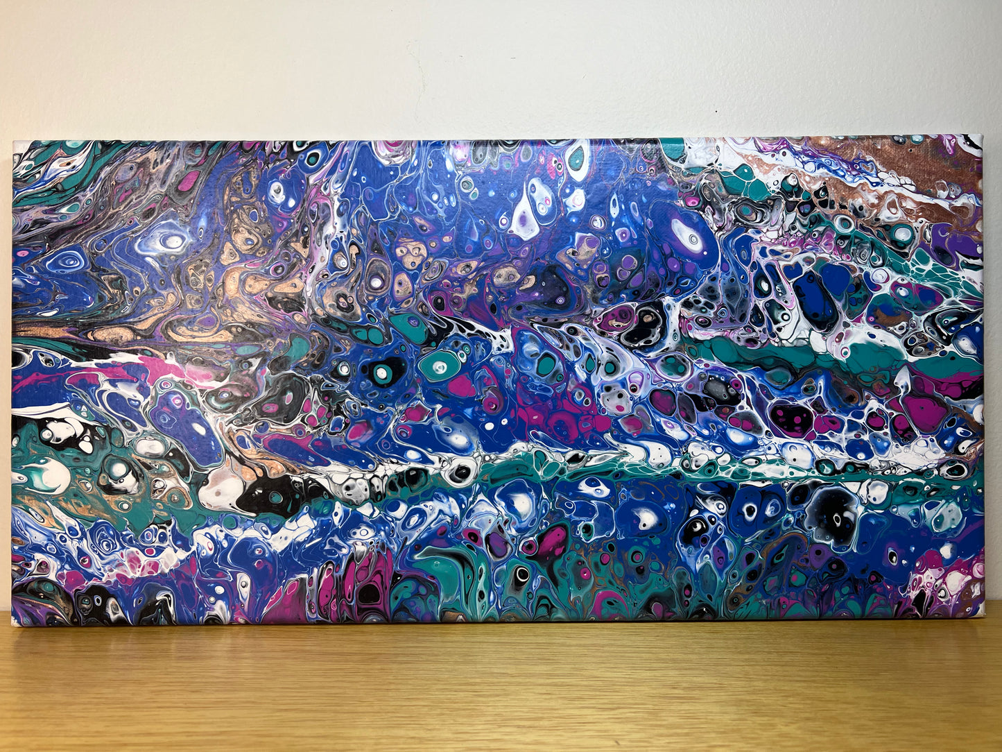'Azure Gas ' 10"x20" Canvas