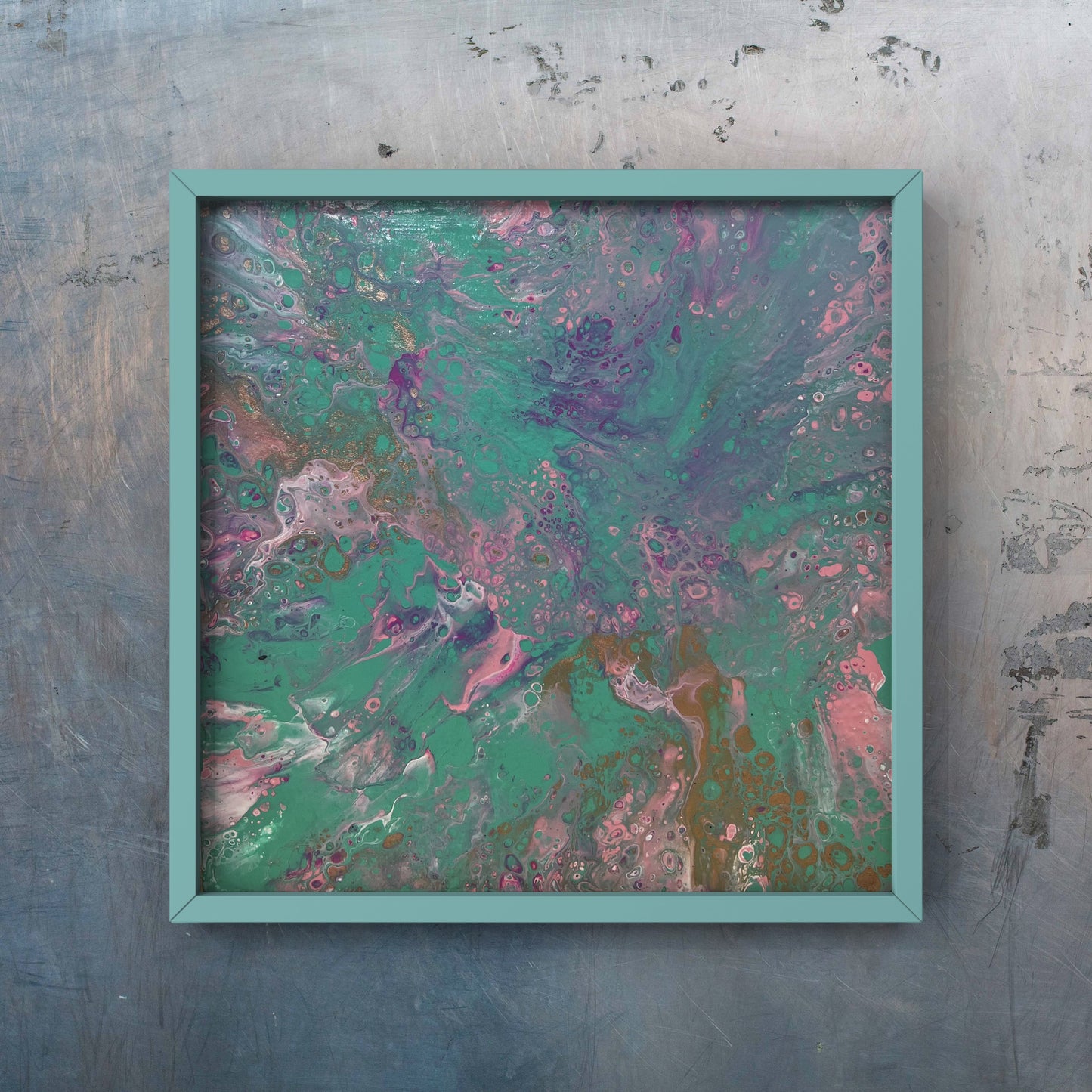 "Impressionism" 8" x 8" Acrylic on Wood Panel Original Art