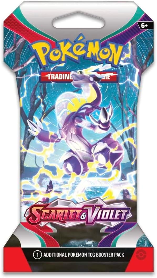 Pokemon Trading Card Game: Scarlet and Violet Sleeved Booster Bundle - 8 Packs