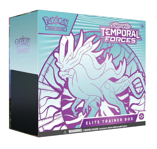 Pokemon TCG: Scarlet & Violet Temporal Forces Elite Trainer Box (Walking Wake)