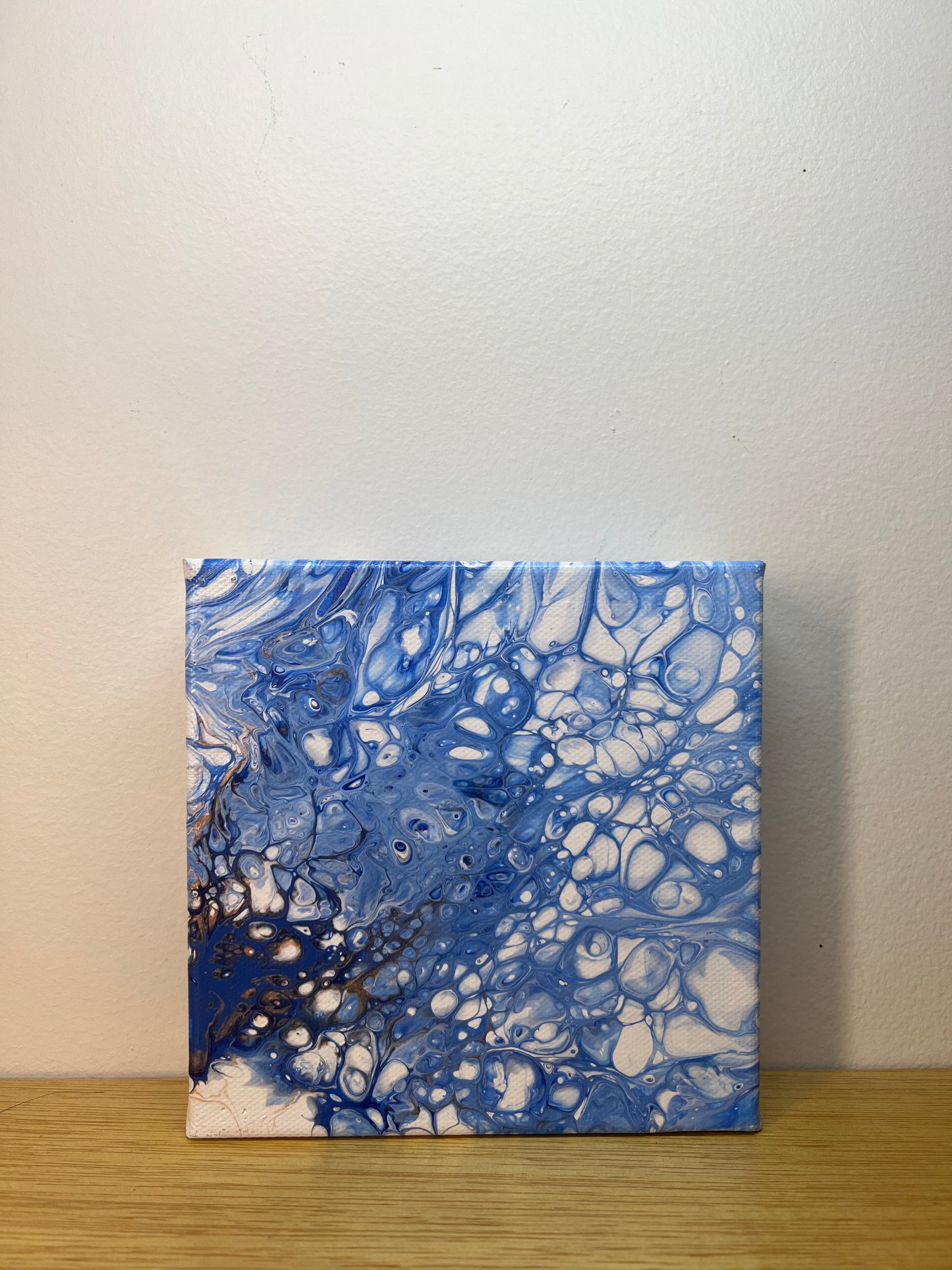 "Icey Day' Canvas #1 6”x6”